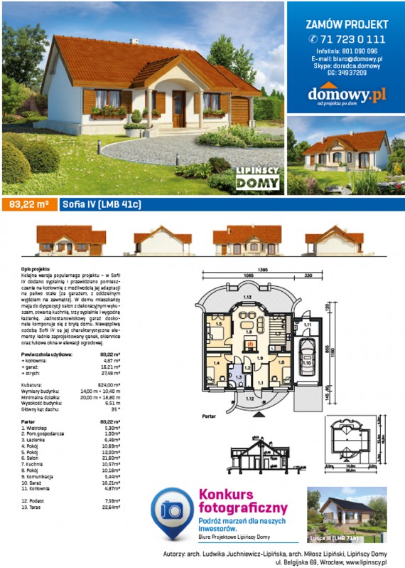 Projekty domów - Sofia IV